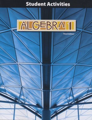 Algebra 1 Stu ACT Manual Grd9,Used