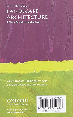 Landscape Architecture: A Very Short Introduction (Very Short Introductions),Used