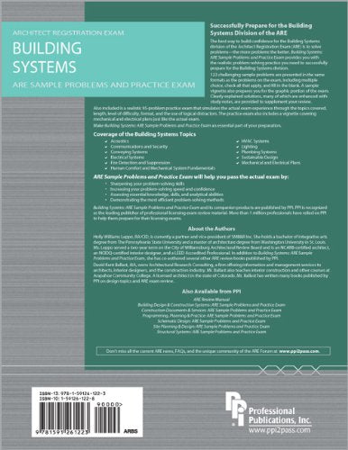 Building Systems: ARE Sample Problems and Practice Exam,Used