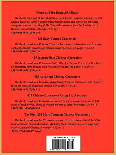 The Second 500 Chinese Character Practice Drills: Chinese Character Practice Drills (Comprehensive Approach to Learning Chinese ,Used