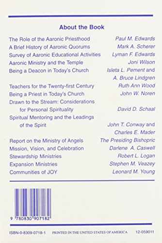 Aaronic Foundational Ministries,Used