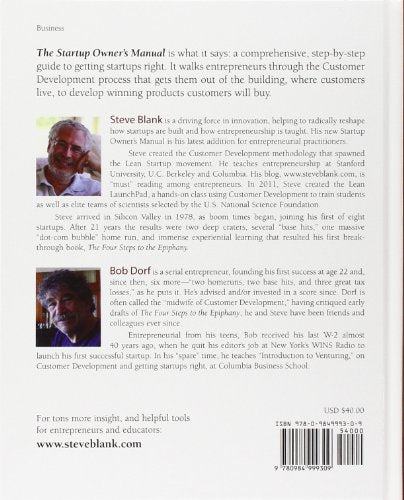 DIATEINO The Startup Owner's Manual: Step-by-Step Guide for Building a Great Company - Essential Entrepreneurship Resource