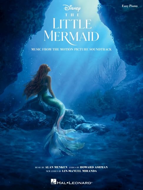 The Little Mermaid  Music from the 2023 Motion Picture Soundtrack Easy Piano Souvenir Songbook,New