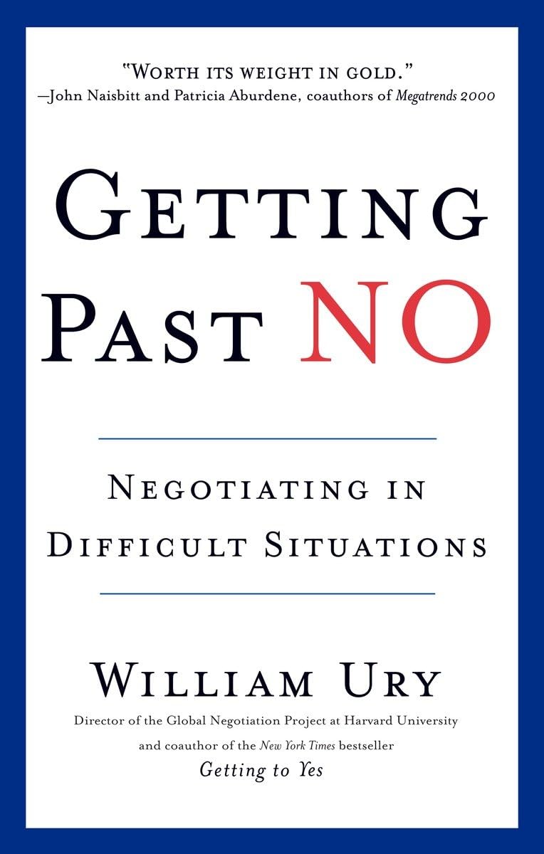 Getting Past No: Negotiating in Difficult Situations,Used