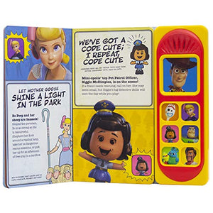 Phoenix International Toy Story 4 Sound Book - Woody, Buzz Lightyear & Bo Peep - Interactive Play-a-Sound Experience