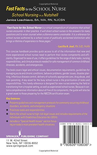 Fast Facts for the School Nurse: School Nursing in a Nutshell,Used