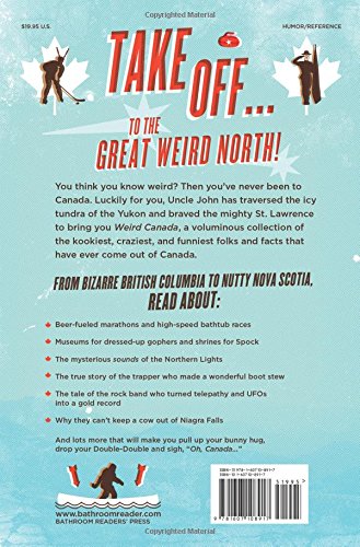 Uncle John's Bathroom Reader Weird Canada,Used