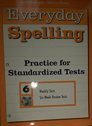 Spelling Practice For Standardized Test Gr.6,Used