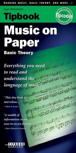 Tipbook  Music on Paper: Basic Theory,Used