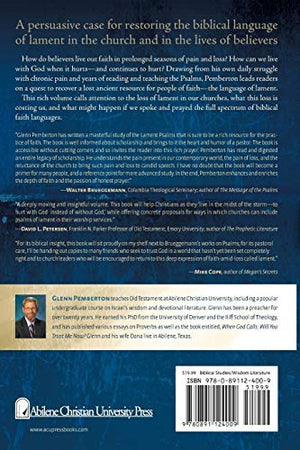 Hurting with God: Learning to Lament with the Psalms,Used