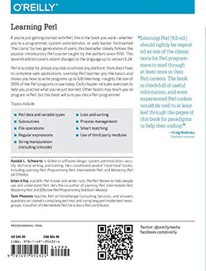 Learning Perl: Making Easy Things Easy and Hard Things Possible,Used