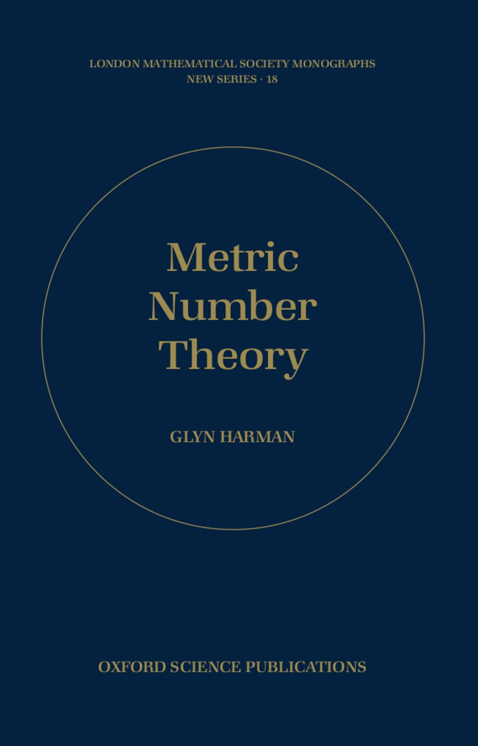 Metric Number Theory (London Mathematical Society Monographs)
