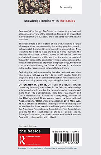 Personality Psychology: The Basics,Used