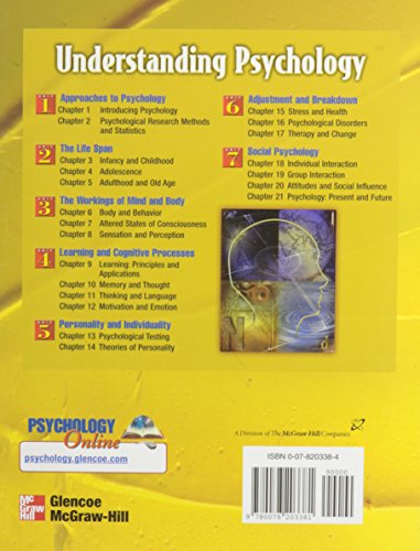 Glencoe Understanding Psychology,New