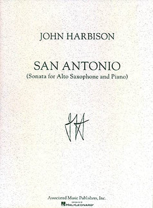 San Antonio Sonata: for Alto Saxophone & Piano,Used