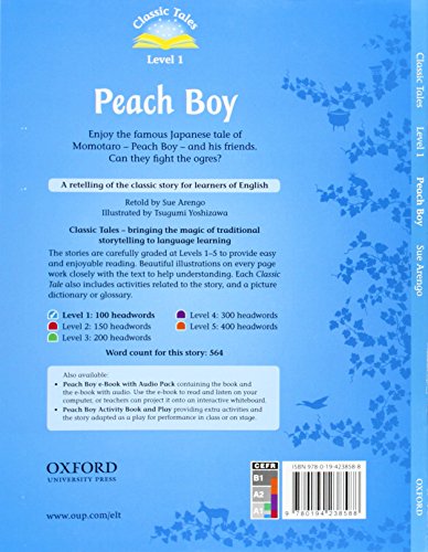 Classic Tales Level 1 Peach Boy,Used