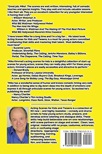 Acting Scenes for Kids and Tweens: 60 Original Comedy and Drama Scenes for Young Actors (The Young Actor Series),New
