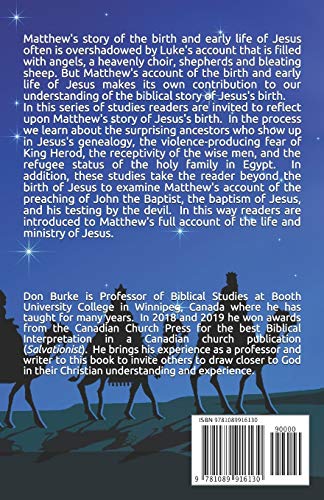 Nativity: Reflections on Matthew's Story of Jesus's Birth and Early Life,Used