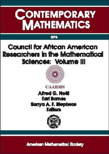 Council For African American Researchers In The Mathematical Sciences, Volume Iii,Used