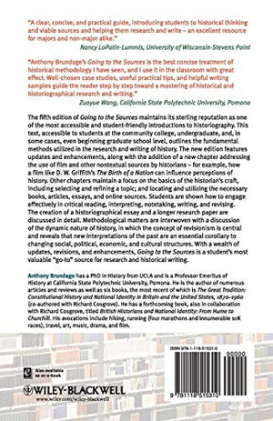 Going to the Sources 5e: A Guide to Historical Research and Writing, 5th Edition,Used