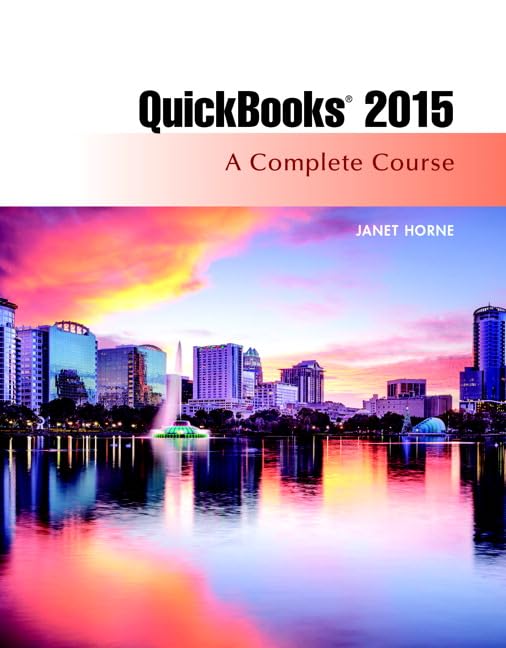 QuickBooks 2015: A Complete Course (Without Software),Used