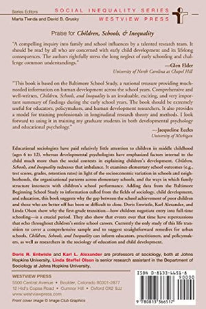 Children, Schools, And Inequality (Social Inequality S),Used