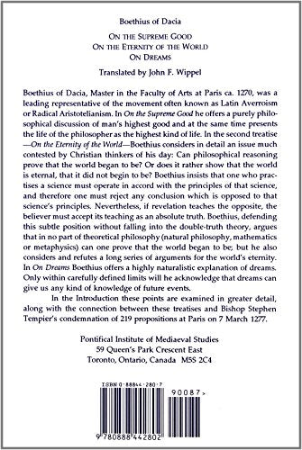 On the Supreme Good (Mediaeval Sources in Translation,),Used