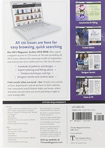 Thread's 2013 Magazine Archive,Used