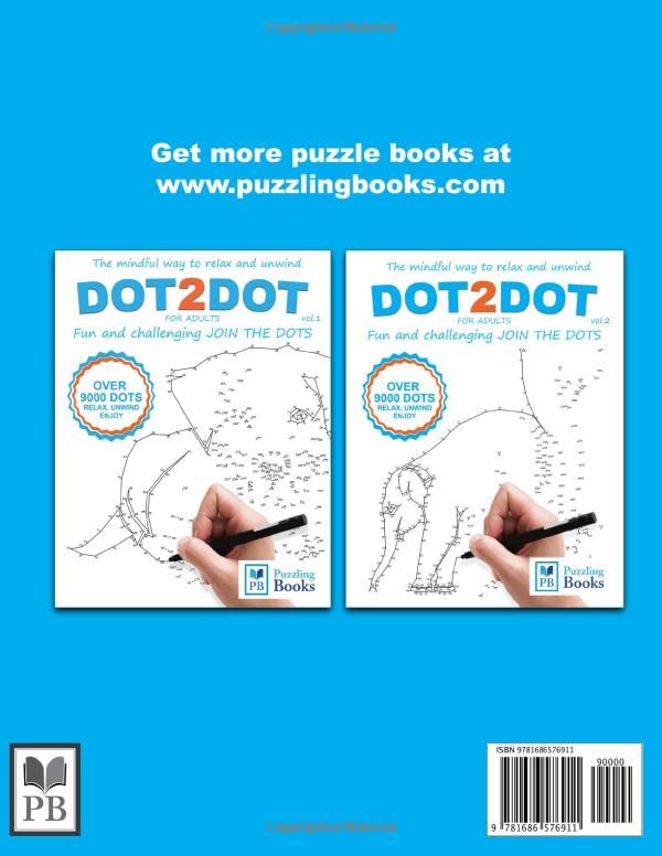 DOTTODOT For Children & Adults Fun and Challenging Join the Dots: The mindful way to relax and unwind (Dot To Dot For Adults F,Used