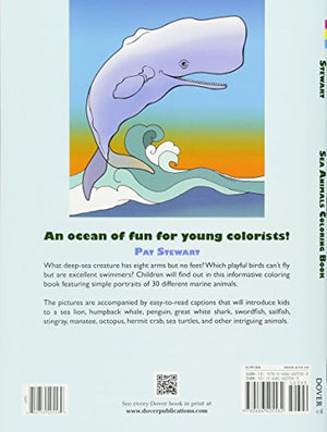 Sea Animals Coloring Book (Dover Sea Life Coloring Books),Used