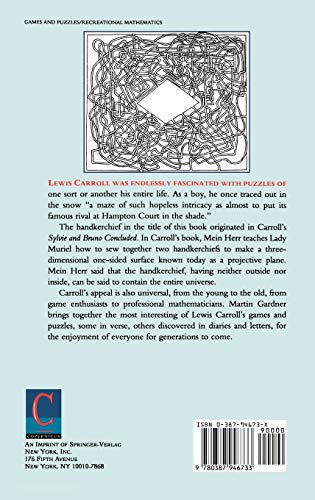 The Universe in a Handkerchief: Lewis Carrolls Mathematical Recreations, Games, Puzzles, and Word Plays,Used