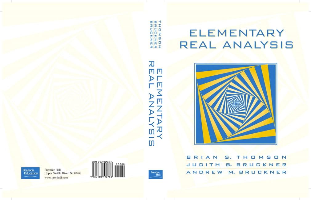 Elementary Real Analysis,Used