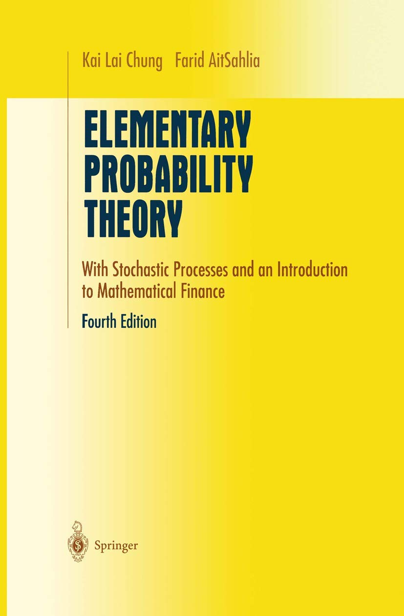 Elementary Probability Theory: With Stochastic Processes and an Introduction to Mathematical Finance (Undergraduate Texts in Mat,Used