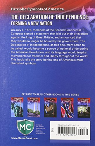 The Declaration of Independence: Forming a New Nation (Patriotic Symbols of America),Used