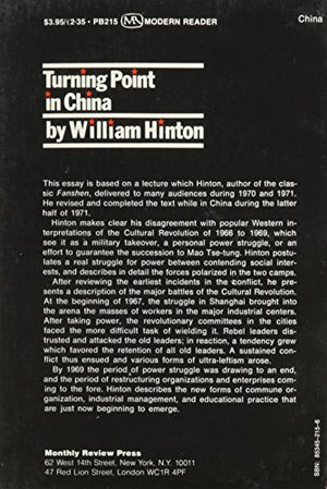 Turning Point in China,New
