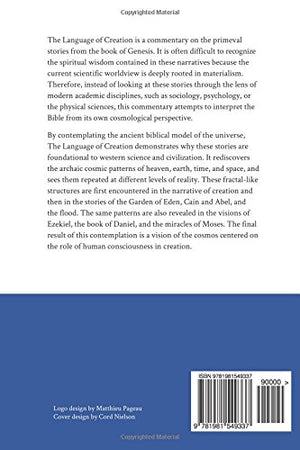 The Language of Creation: Cosmic Symbolism in Genesis: A Commentary,Used