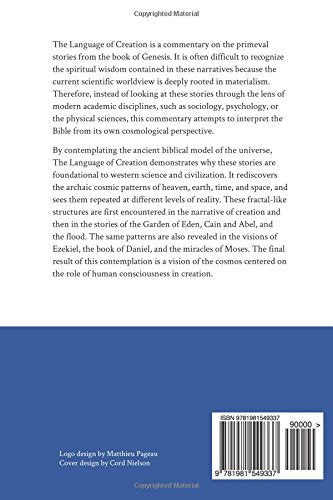 The Language of Creation: Cosmic Symbolism in Genesis: A Commentary,Used