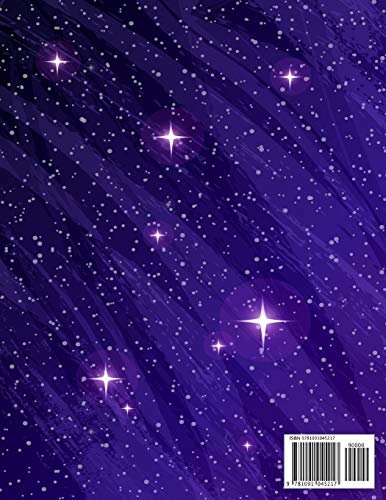 Z: Monogram Initial Z Universe background and a lot of stars Notebook for The Woman, Kids, Children, Girl, Boy 8.5x11,Used