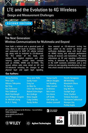Lte and the Evolution to 4g Wireless: Design and Measurement Challenges,Used