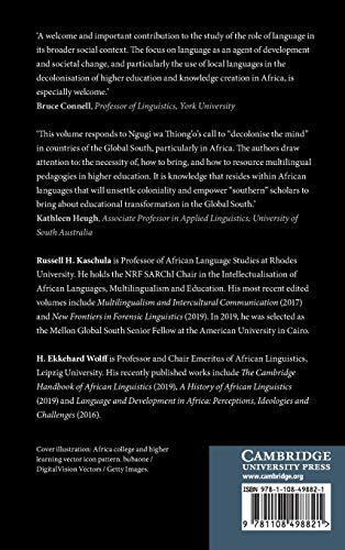 The Transformative Power of Language: From Postcolonial to Knowledge Societies in Africa,Used