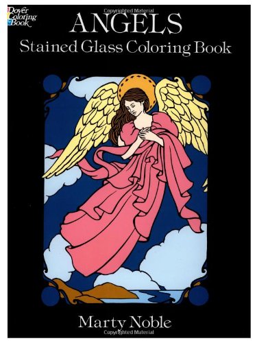 Angels Stained Glass Coloring Book (Dover Stained Glass Coloring Book),Used