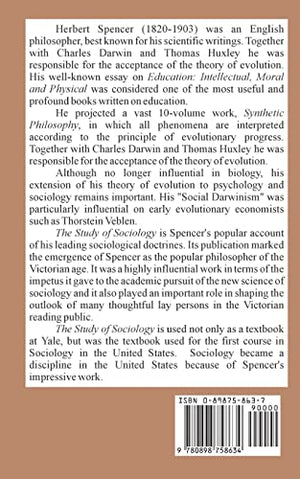 The Study of Sociology,Used