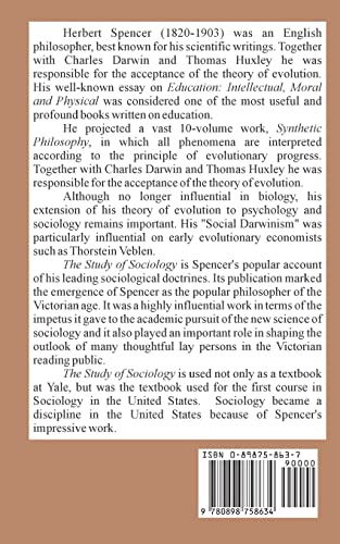 The Study of Sociology,Used