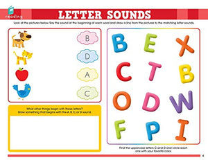 Ready to Learn: PreKindergarten SkillBuilding Workpad: Letter Sounds, Number Practice, Alphabet Writing, Counting, Shapes,Used