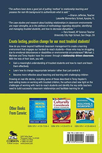 Teaching Children Who Are Hard to Reach: RelationshipDriven Classroom Practice,Used