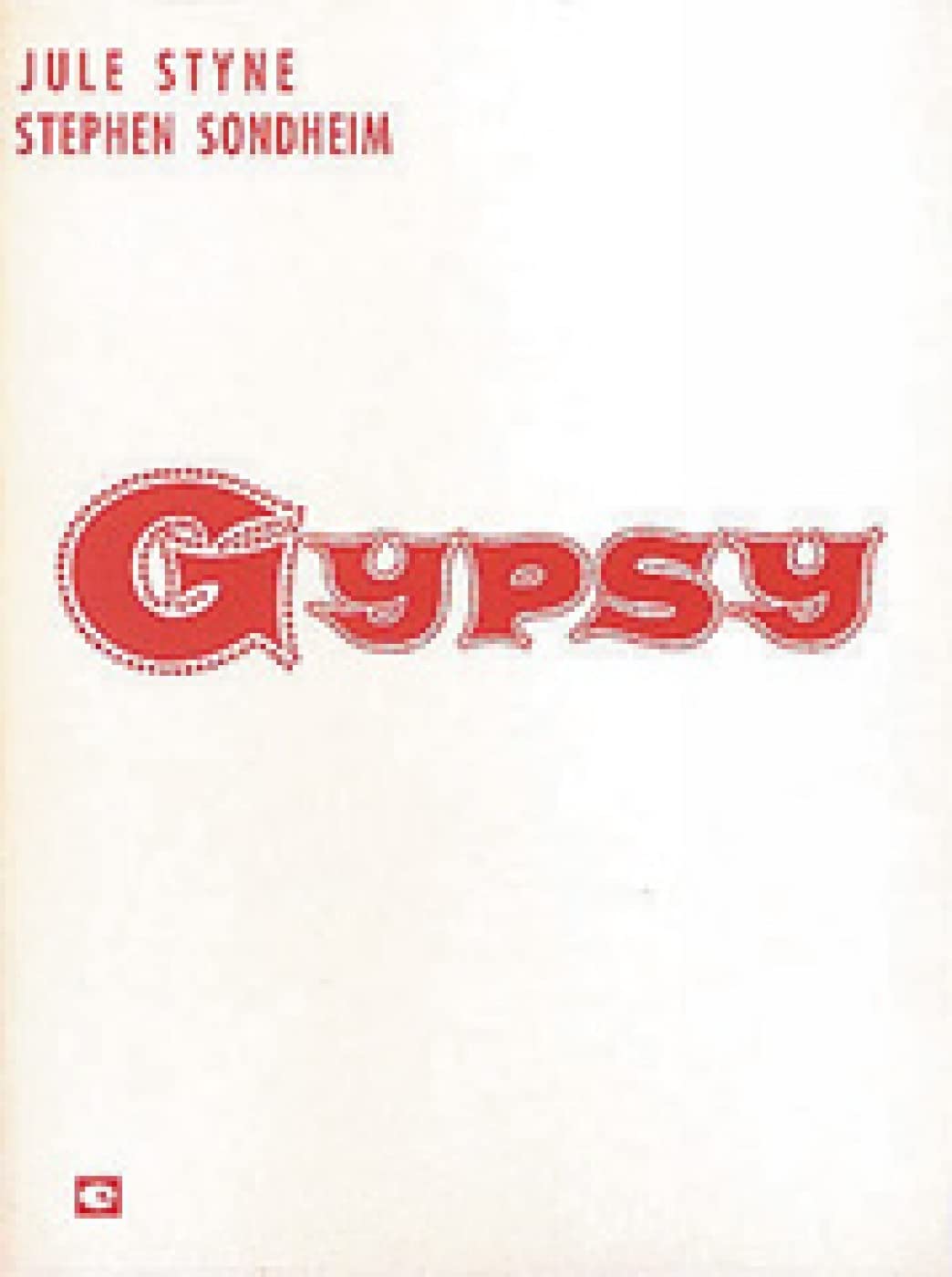 Gypsy (Vocal Score),Used