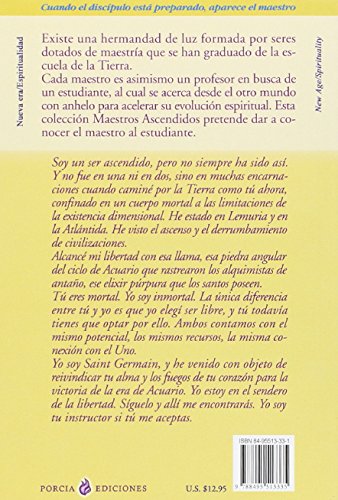 Saint Germain:Alquimista, Diplomatico Y Maestro De La Libertad (Spanish Edition),Used