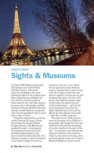 Time Out Shortlist Paris 2011,Used