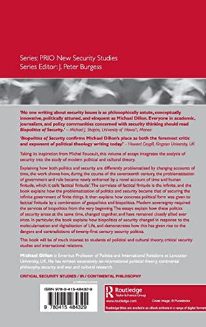 Biopolitics of Security: A Political Analytic of Finitude (PRIO New Security Studies),Used