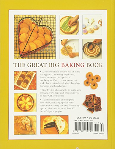 The Great Big Baking Book: Over 200 Recipes For Cakes, Pies, Muffins, Tarts, Buns, Breads And Cookies,Used